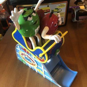 Vintage M&M Wild Thing Roller Coaster Dispenser